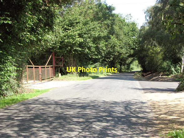Photo 6"x4" View north along Hindolveston Road Bexfield c2014