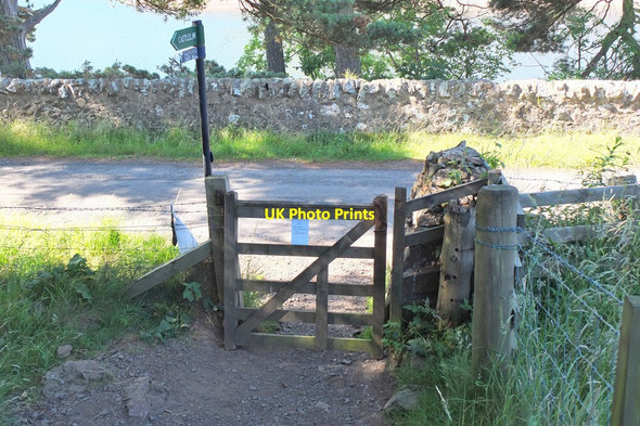Photo 6"x4" Loose gate, Glencorse path Coates\/NT2161 c2014