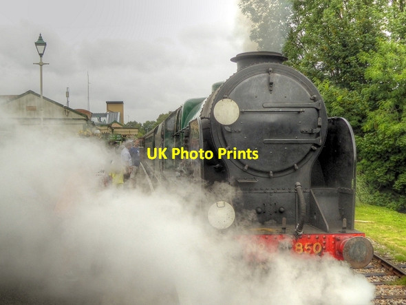 Photo 6"x4" Steam and Smoke at Alton Alton\/SU7139 c2014