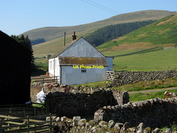 Photo 6"x4" Former school at Southernknowe College Burn c2014