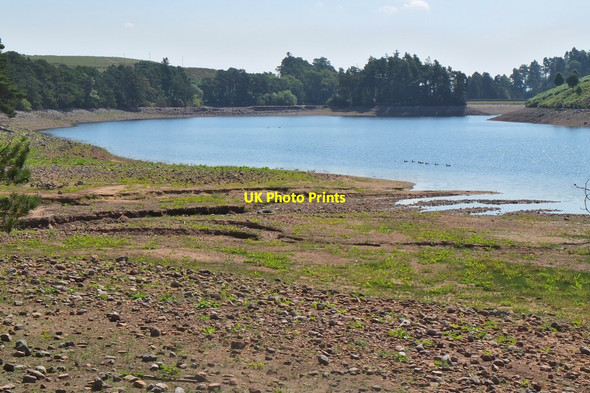 Photo 6"x4" Extended shore, Glencorse Reservoir Woodhouselee c2014