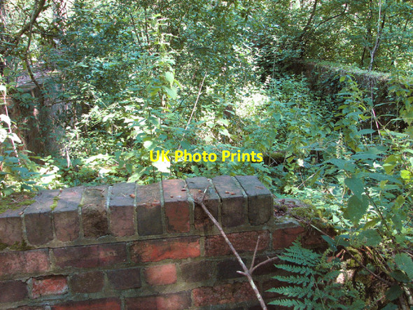 Photo 6"x4" Subterranean brick-built structures north of the sewage tanks Haveringland c2014