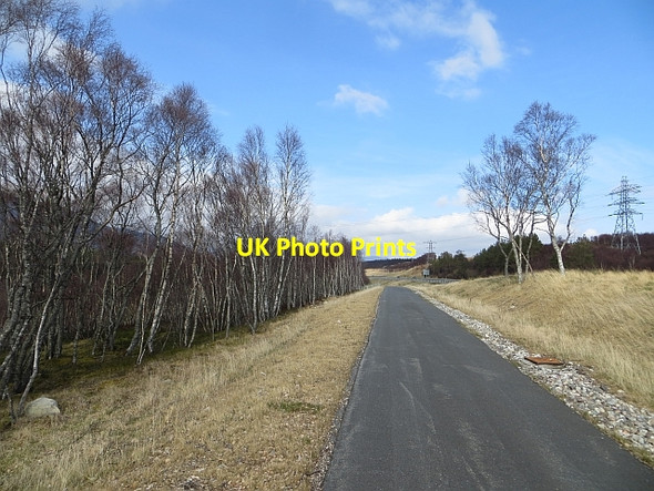 Photo 6"x4" Cycle path, Glen Truim Etteridge c2014