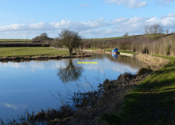 Photo 6"x4" Winding hole on the Grand Union Canal Smeeton Westerby c2014