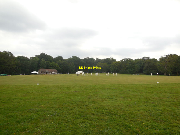 Photo 6"x4" Sheffield Park Cricket Ground Fletching c2014