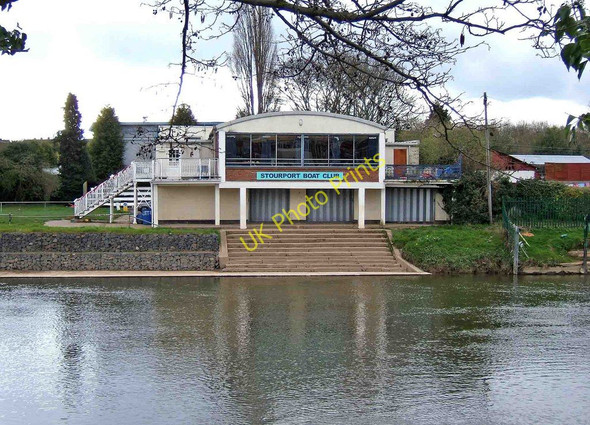 Photo 6"x4" Stourport Boat Club Boathouse by River Severn Stourport-on-Severn c2008