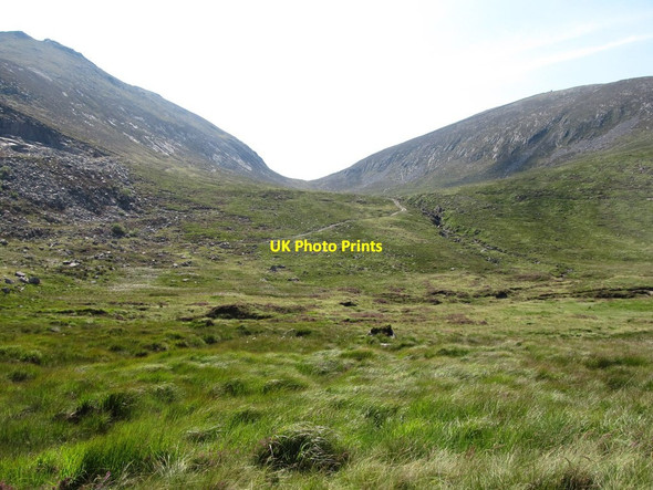Photo 6"x4" View up the upper Trassey Valley in the direction of Pollaphuca Kilcoo c2014