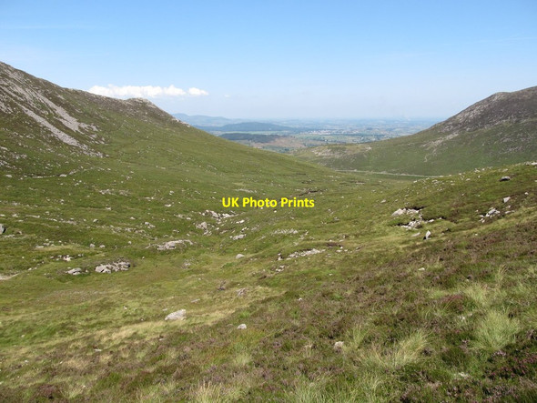 Photo 6"x4" The upper Trassey valley from the path ascending to Pollaphuca Kilcoo c2014