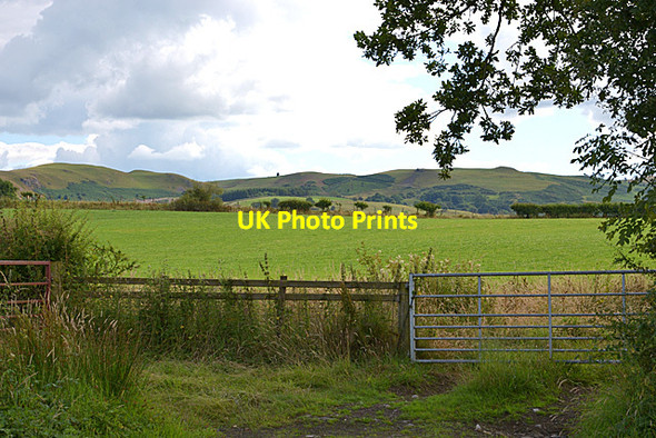 Photo 6"x4" Gate and field near Cwm Crossgates\/Y Groes c2014