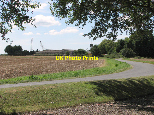 Photo 6"x4" View towards buildings on Stallard Farm Bush Green\/TM0298 c2014