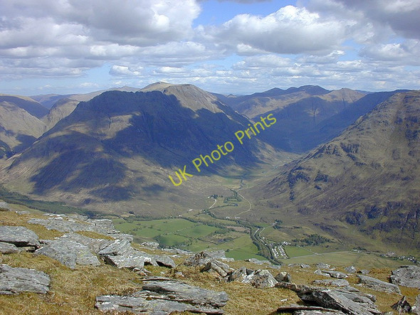 Photo 6"x4" View southeast from Sg\u00c3\u00b9rr an Airgid Carn-gorm c2004