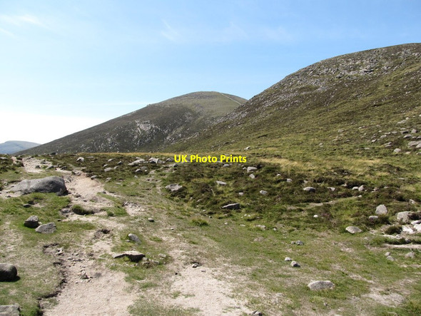 Photo 6"x4" View west from the Pollaphuca saddle Kilcoo c2014