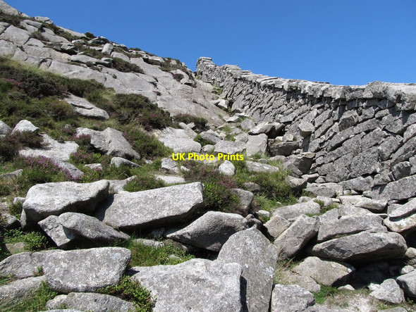 Photo 6"x4" Rock steps on the south side of Slieve Meelmore Kilcoo c2014