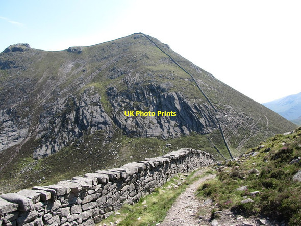 Photo 6"x4" The Bearnagh Crags on Slieve Bernagh Kilcoo c2014