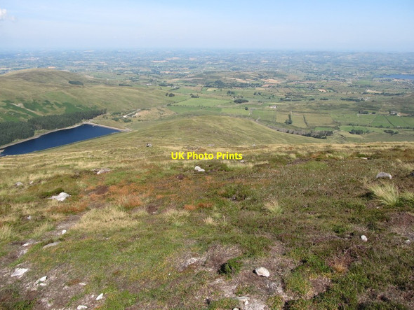 Photo 6"x4" Descending north-westwards along the whale back ridge of Slieve Meelbeg Kilcoo c2014
