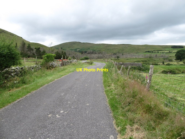 Photo 6"x4" View westwards along Trassey Road Kilcoo c2014