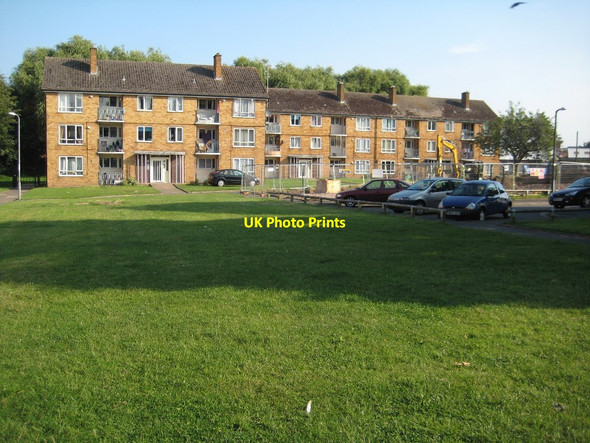 Photo 6"x4" Housing association accommodation, Dent Close Worcester c2014