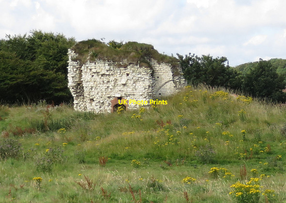 Photo 6"x4" Castle ruins, Flamborough Flamborough c2014