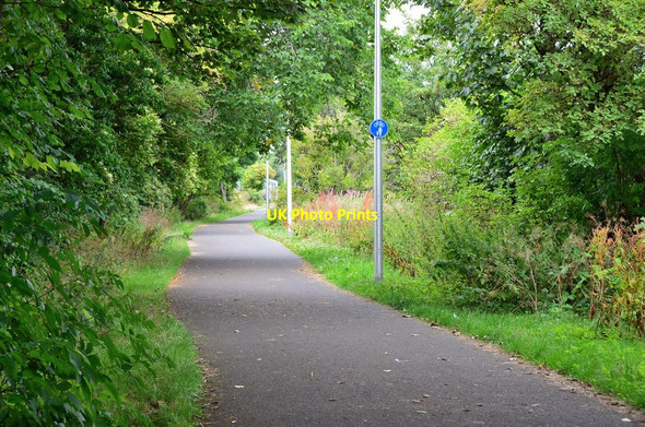 Photo 6"x4" Cycleway and footpath, Seafield Edinburgh c2014