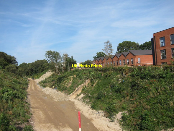 Photo 6"x4" Combe Valley Way construction Bexhill c2014