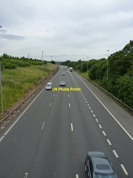 Photo 6"x4" M42 southbound Cole End\/SP1989 c2014
