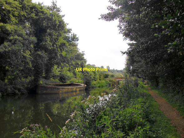 Photo 6"x4" The Godalming Navigation at the Tilthams Corner Road bridge Broadford\/SU9946 c2014
