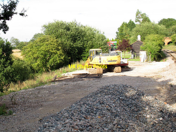 Photo 6"x4" Trackside ballast, Blake Hall Greensted Green c2014
