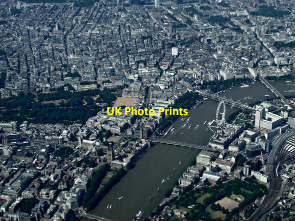 Photo 6"x4" Westminster from the air Westminster c2014
