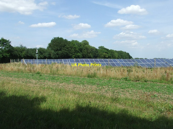 Photo 6"x4" Solar Farm Chediston Green c2014