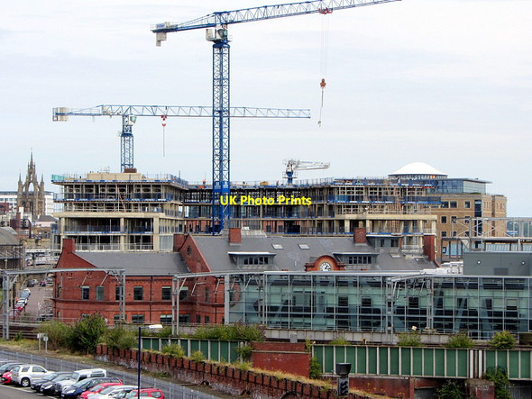 Photo 6"x4" Changing skyline around Forth Banks Newcastle upon Tyne c2014