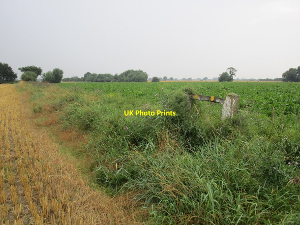 Photo 6"x4" Waymarkers on an unmapped footpath Fenwick\/SE5916 c2014