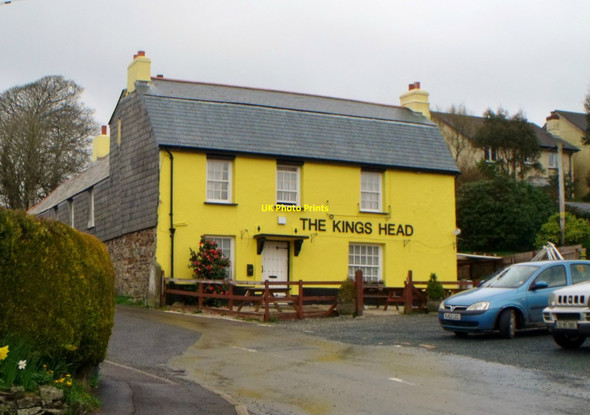 Photo 6"x4" The King's Head, Altarnun Fivelanes c2014