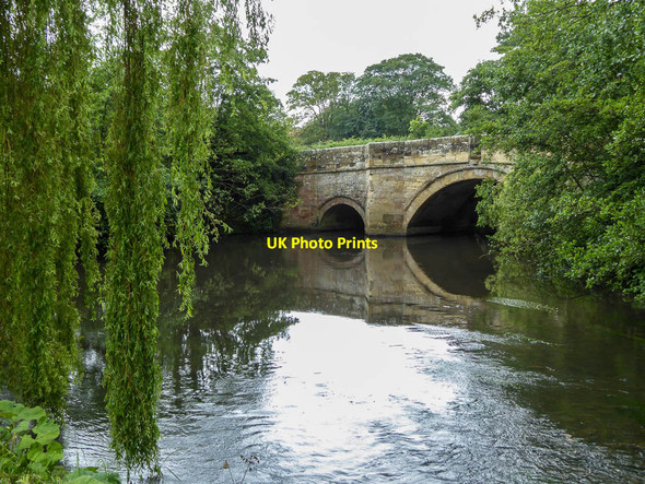 Photo 6"x4" Bridge over River Rye, Nunnington Hall, Yorkshire Nunnington\/SE6679 c2014