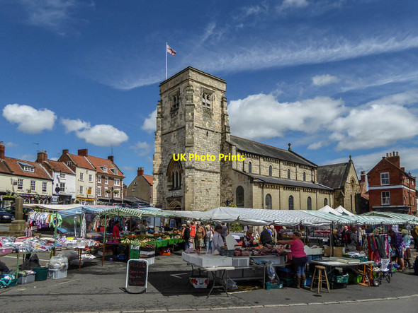 Photo 6"x4" St Michael's Church, Market Place, Malton, Yorkshire Malton\/SE7871 c2014