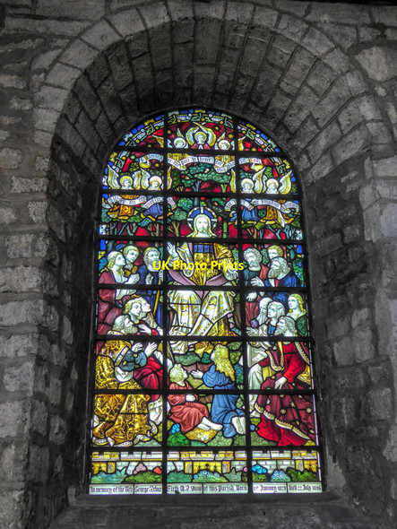 Photo 6"x4" Stained Glass Window, St Michael's Church, Market Place, Malton, Yorkshire Malton\/SE7871 c2014