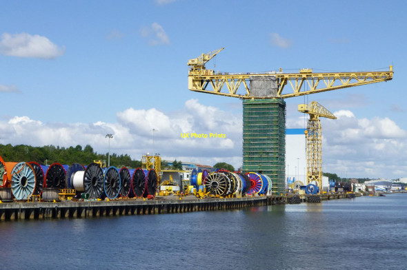 Photo 6"x4" Wharves at Walker Hebburn c2014