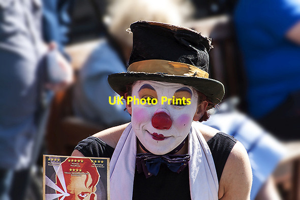Photo 6"x4" Street entertainer Edinburgh c2014
