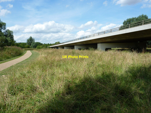 Photo 6"x4" A5 through Stony Stratford Nature Reserve Old Stratford c2014
