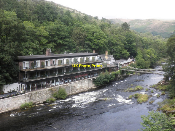 Photo 6"x4" The Chain Bridge Hotel, Berwyn Llangollen c2014