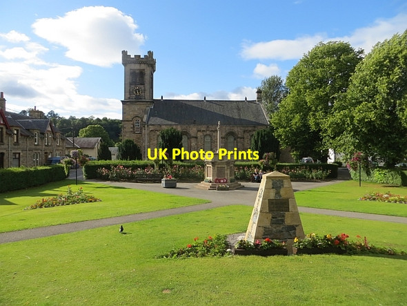 Photo 6"x4" Craigellachie and Aberlour church Charlestown of Aberlour c2014