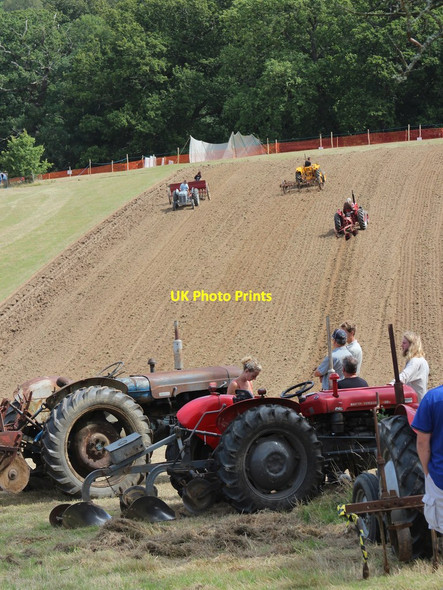 Photo 6"x4" Tractors, Rural Past Times Country Fair Pestalozzi International Village c2014