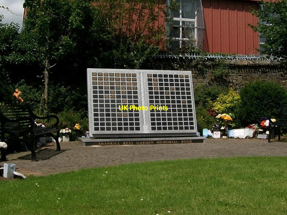 Photo 6"x4" Shankill Rest Garden Memorial Book Belfast c2014