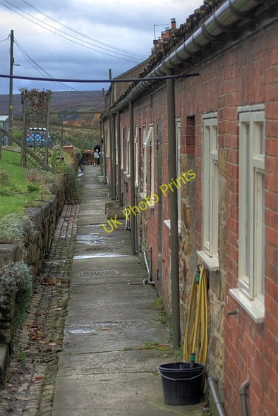 Photo 6"x4" Back of New Row Kildale c2008