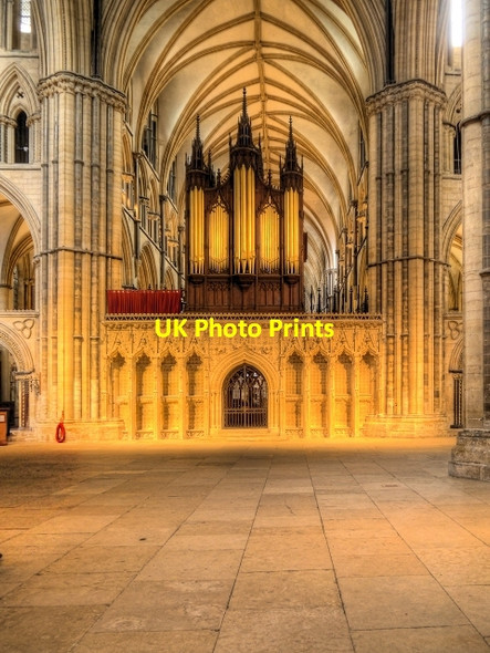 Photo 6"x4" Lincoln Cathedral Pulpitum Screen Lincoln c2014