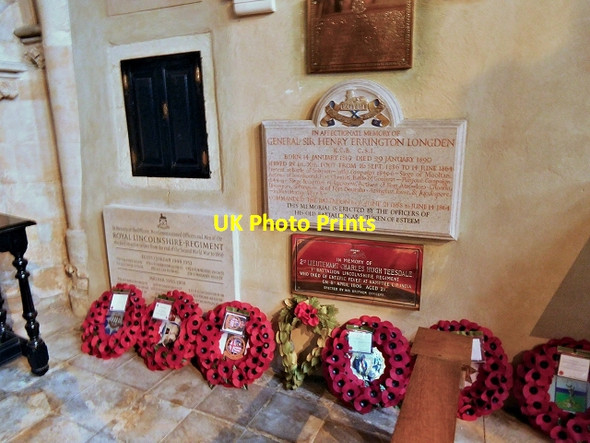 Photo 6"x4" Memorials in St George's Chapel, Lincoln Cathedral Lincoln c2014