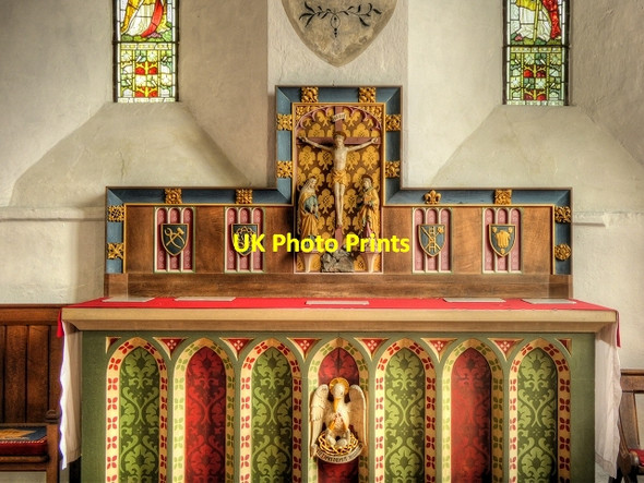 Photo 6"x4" Altar, Great Casterton Church Stamford\/TF0207 c2014