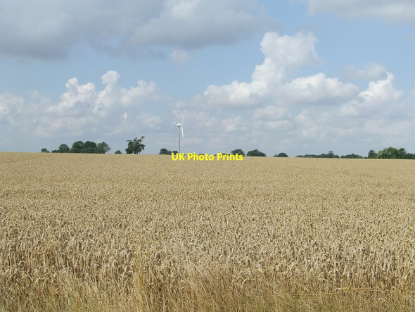 Photo 6"x4" Turbine And Wheat Framlingham c2014