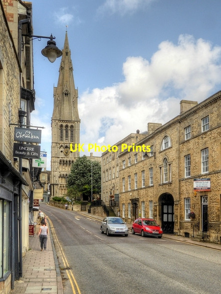 Photo 6"x4" St Mary's Hill and Church Stamford\/TF0207 c2014