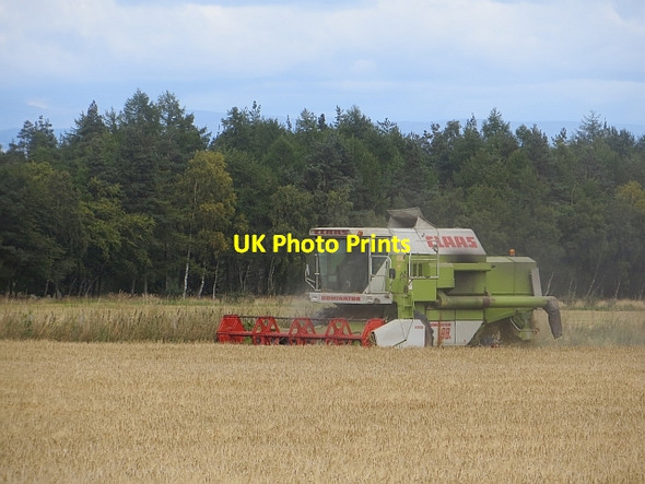 Photo 6"x4" Combine, Gallowhill East Whitefield c2013