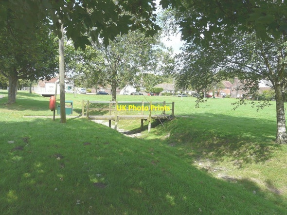 Photo 6"x4" The course of the Nail Bourne at Barham Derringstone c2014